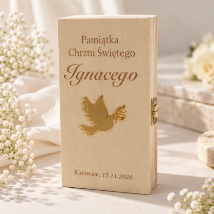 Pudełko z życzeniami: Pamiątka Chrztu Świętego