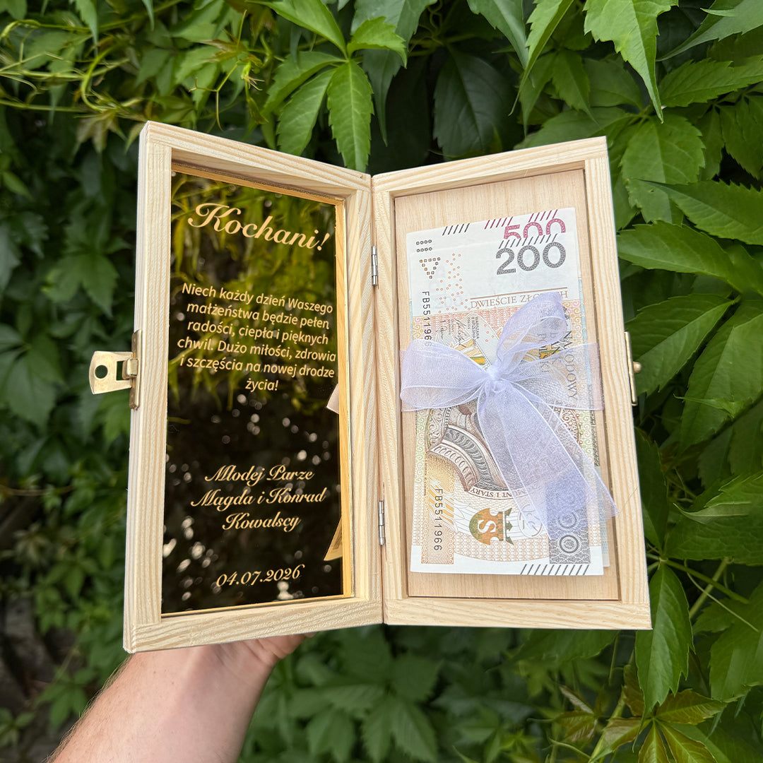 Pudełko z życzeniami: Pamiątka Weselna
